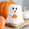 Ghost Oil Burner with Pumpkin