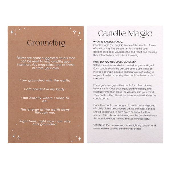 Grounding Spell Candle x 12