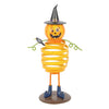 Orange Metal Pumpking Man with Spring Body