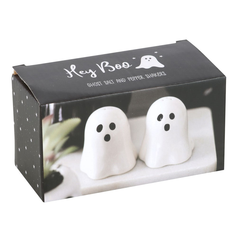 Ghost Ceramic Salt & Pepper Shakers