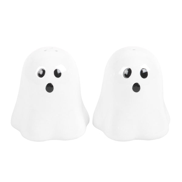 Ghost Ceramic Salt & Pepper Shakers