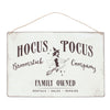 Hocus Pocus Broomstick Metal Sign