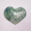 Feather Fluorite Heart