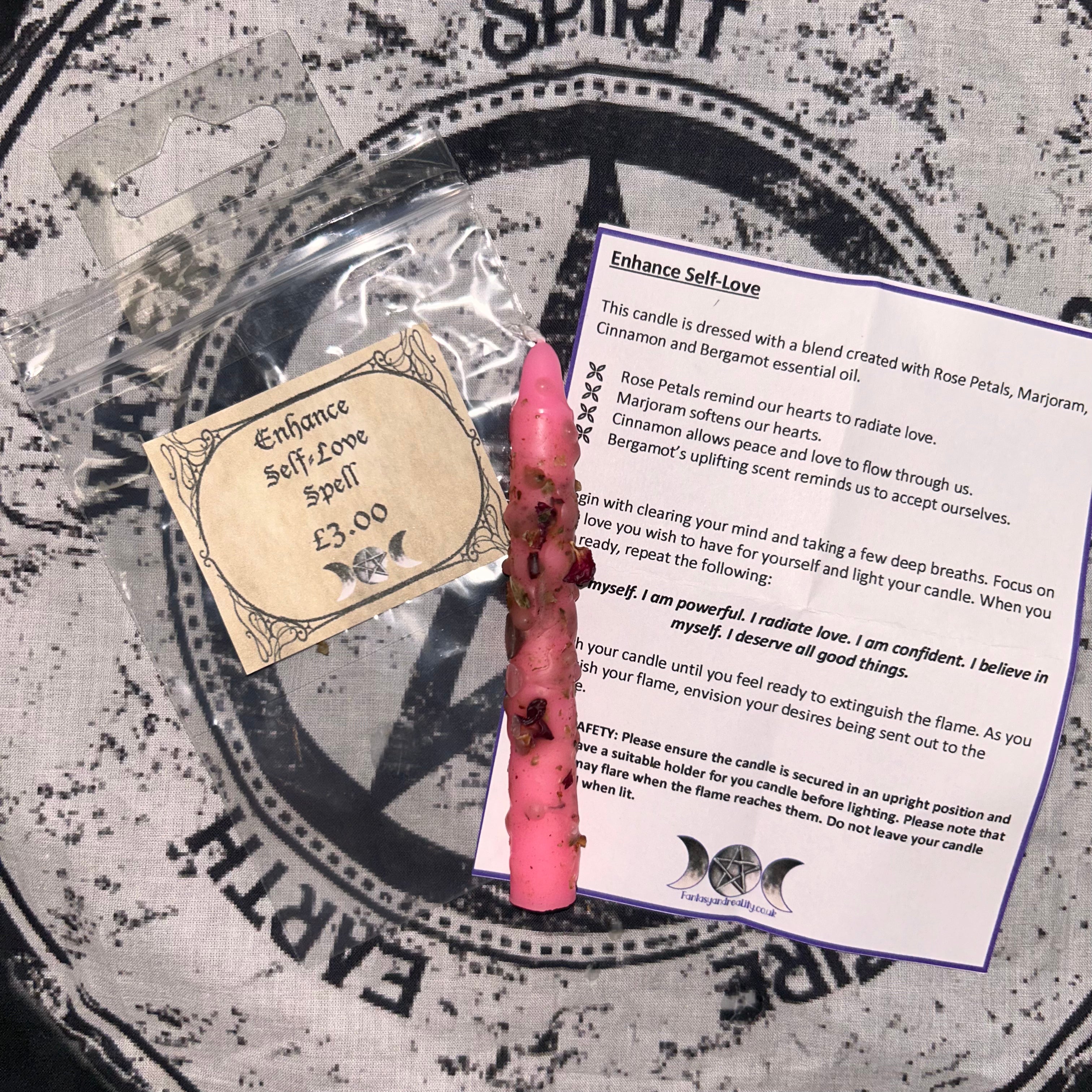 Enhance Self-Love Spell Candle