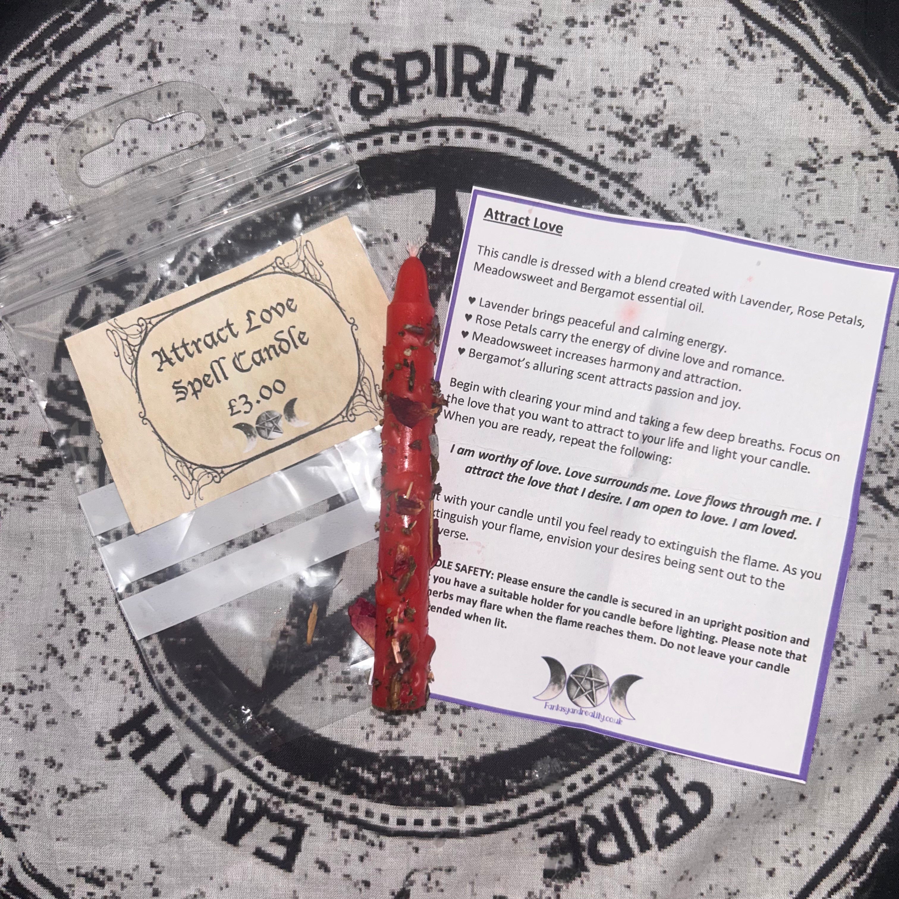 Attract Love Spell Candle