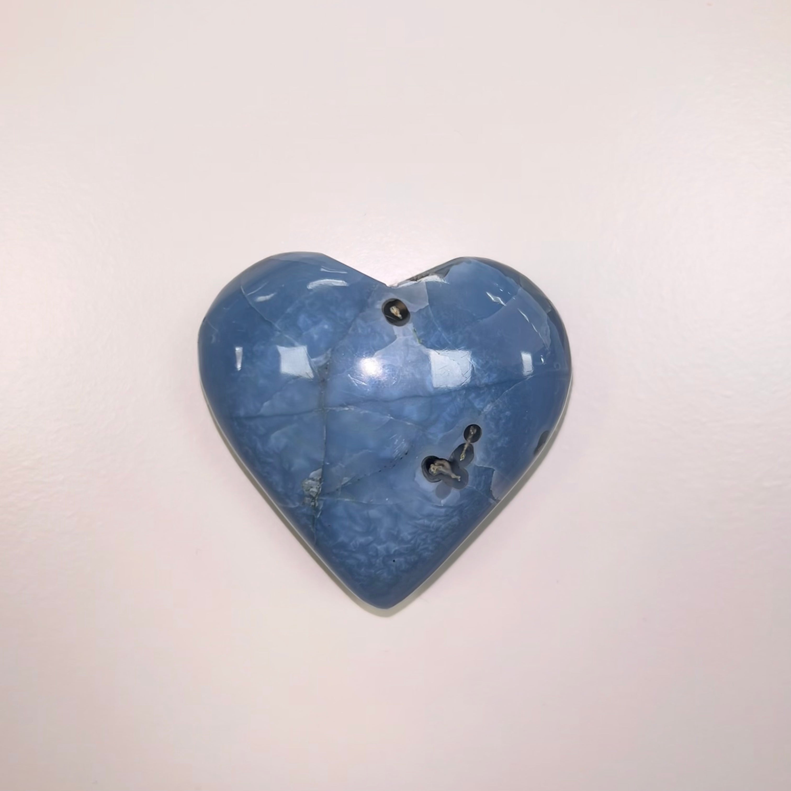 Owyhee Blue Opal Heart
