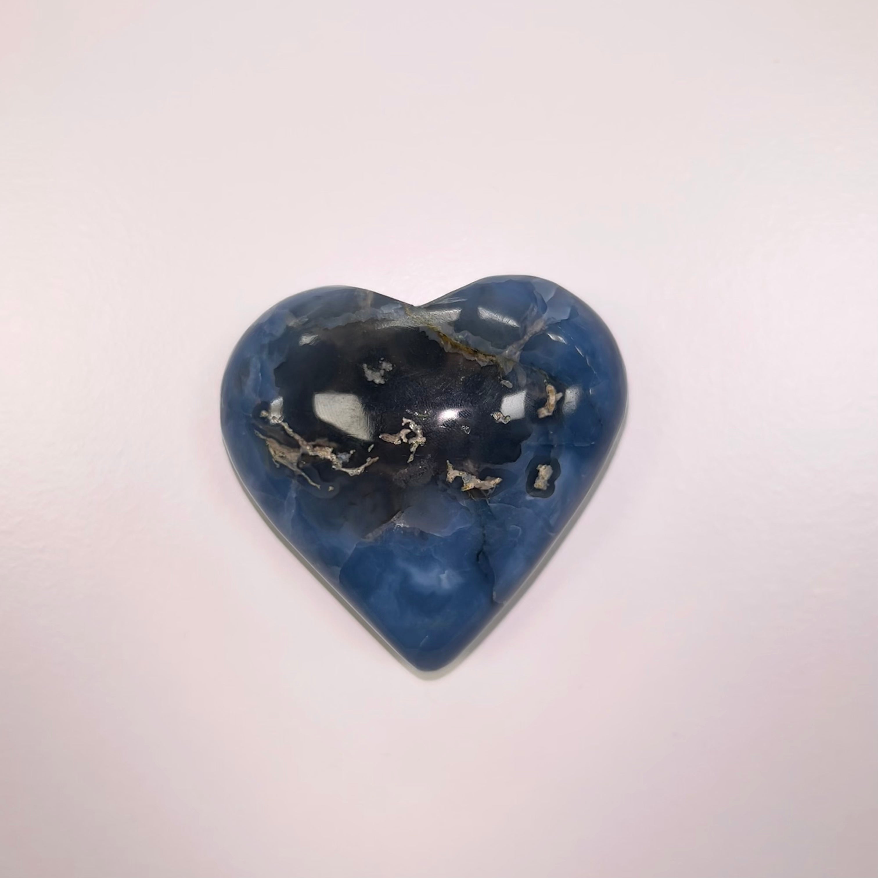 Owyhee Blue Opal Heart