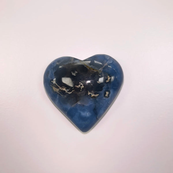 Owyhee Blue Opal Heart