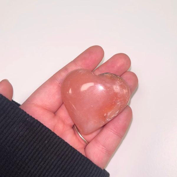 Pink Opal Heart