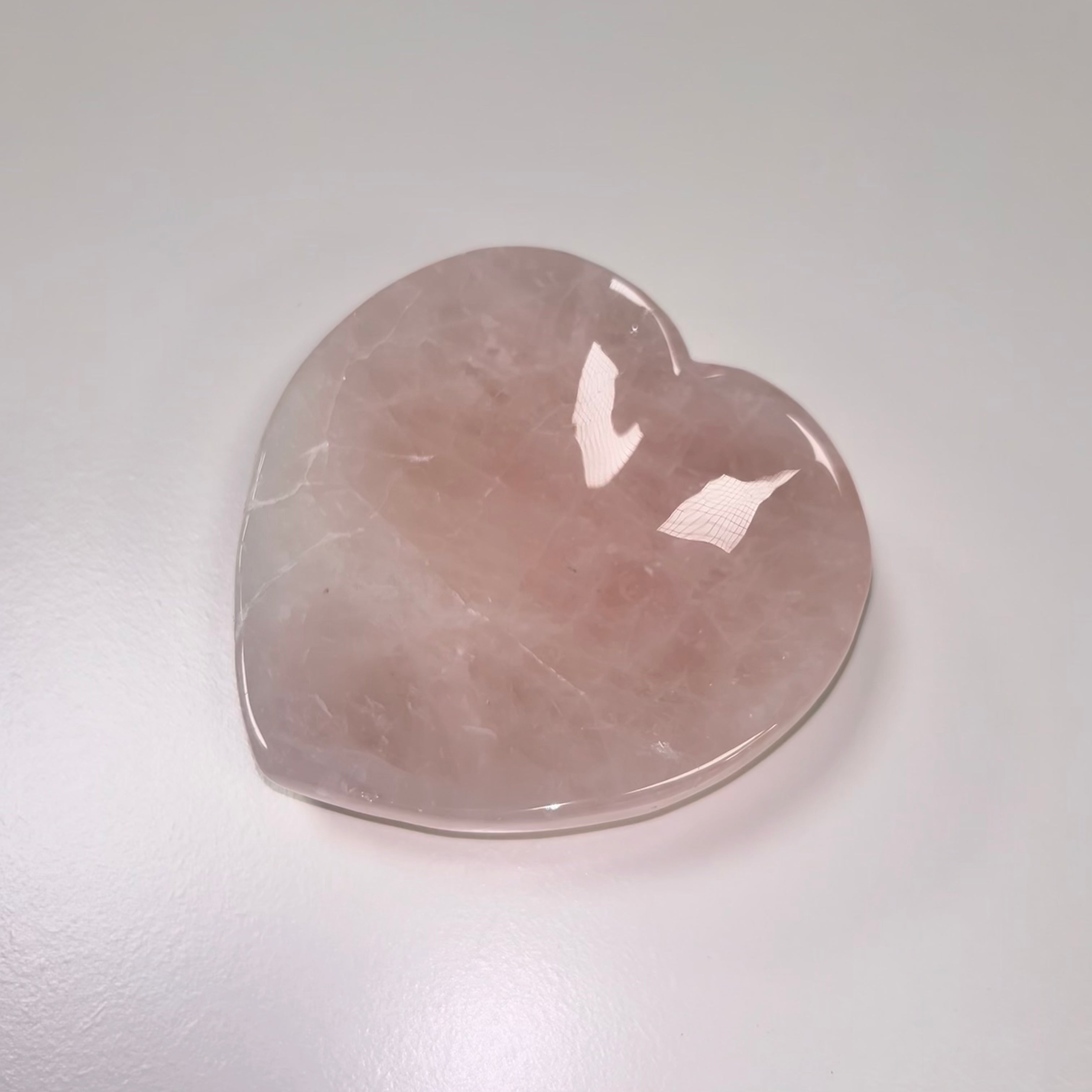 Rose Quartz Heart Dish