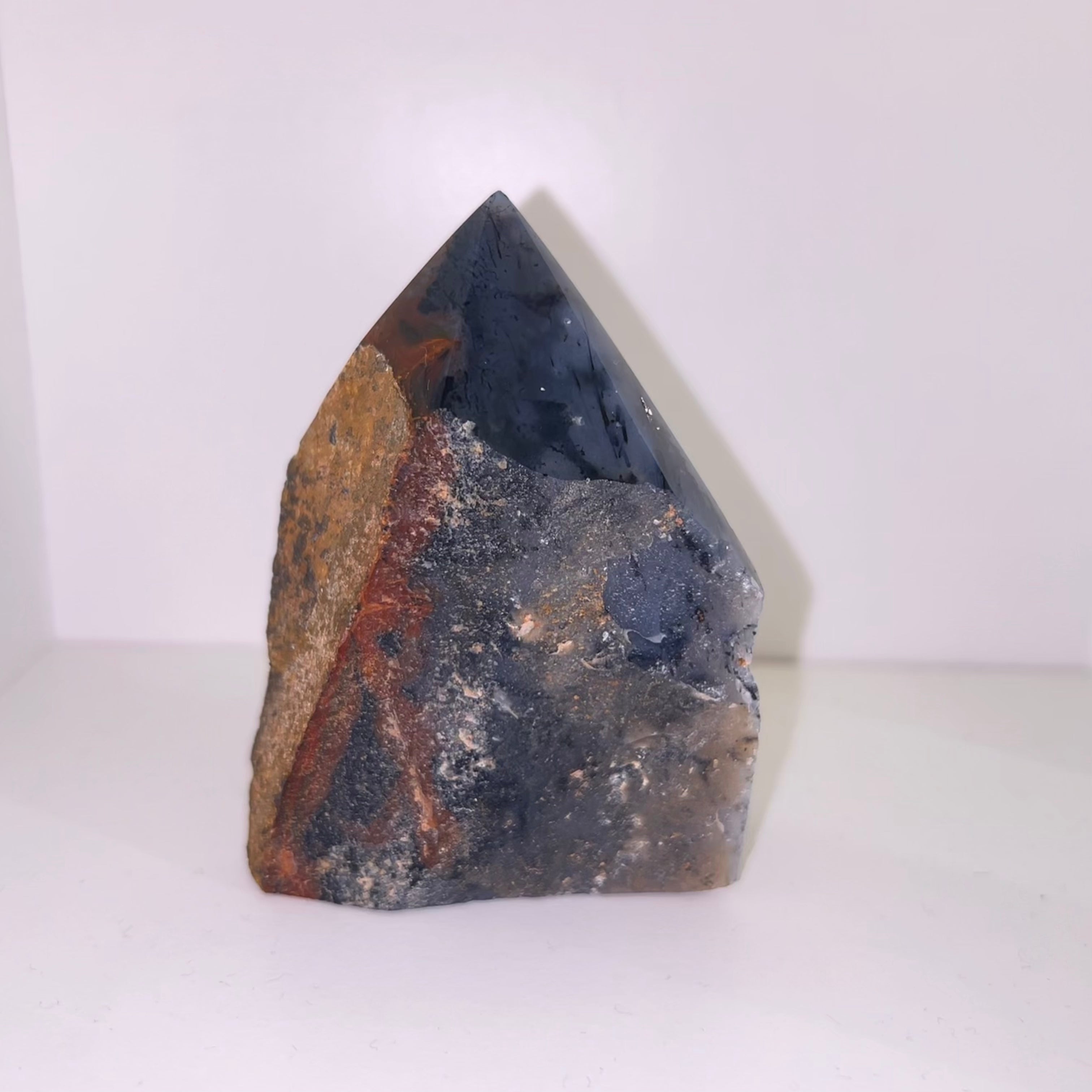 Blue Jasper Polished Top Point
