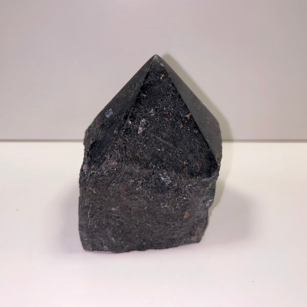 Black Tourmaline Polished Top Point