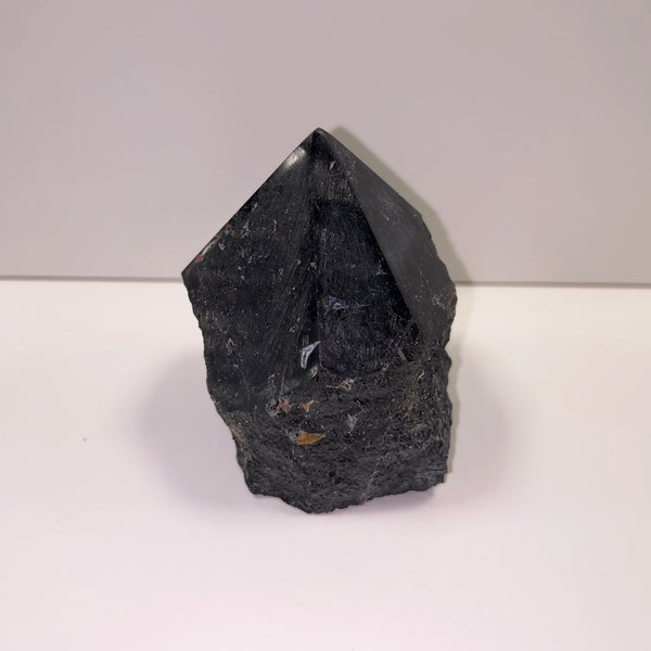 Black Tourmaline Polished Top Point