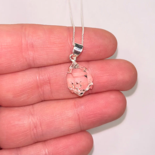 Herkimer Diamond Pendant & Chain