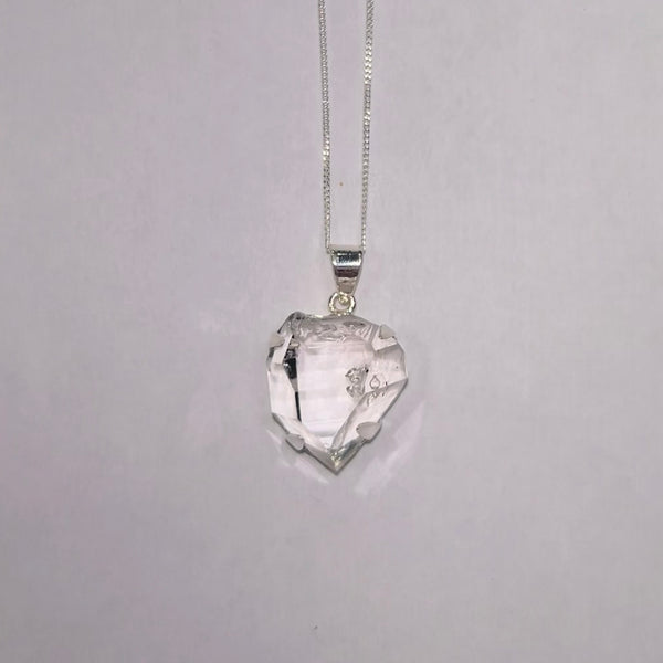 Herkimer Diamond Pendant & Chain