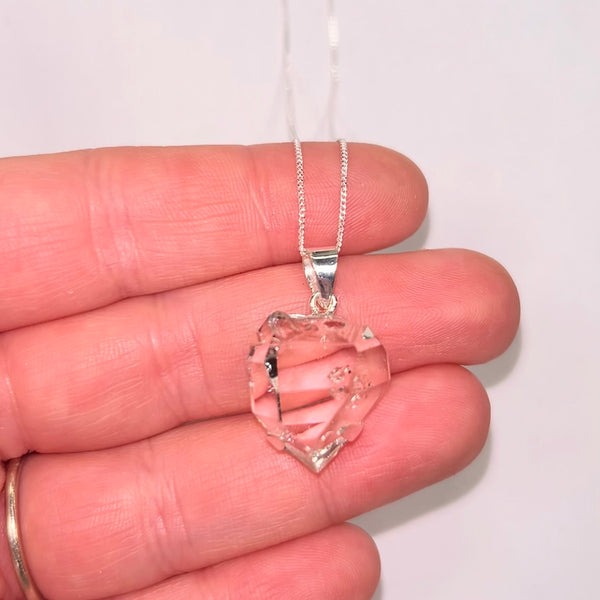Herkimer Diamond Pendant & Chain