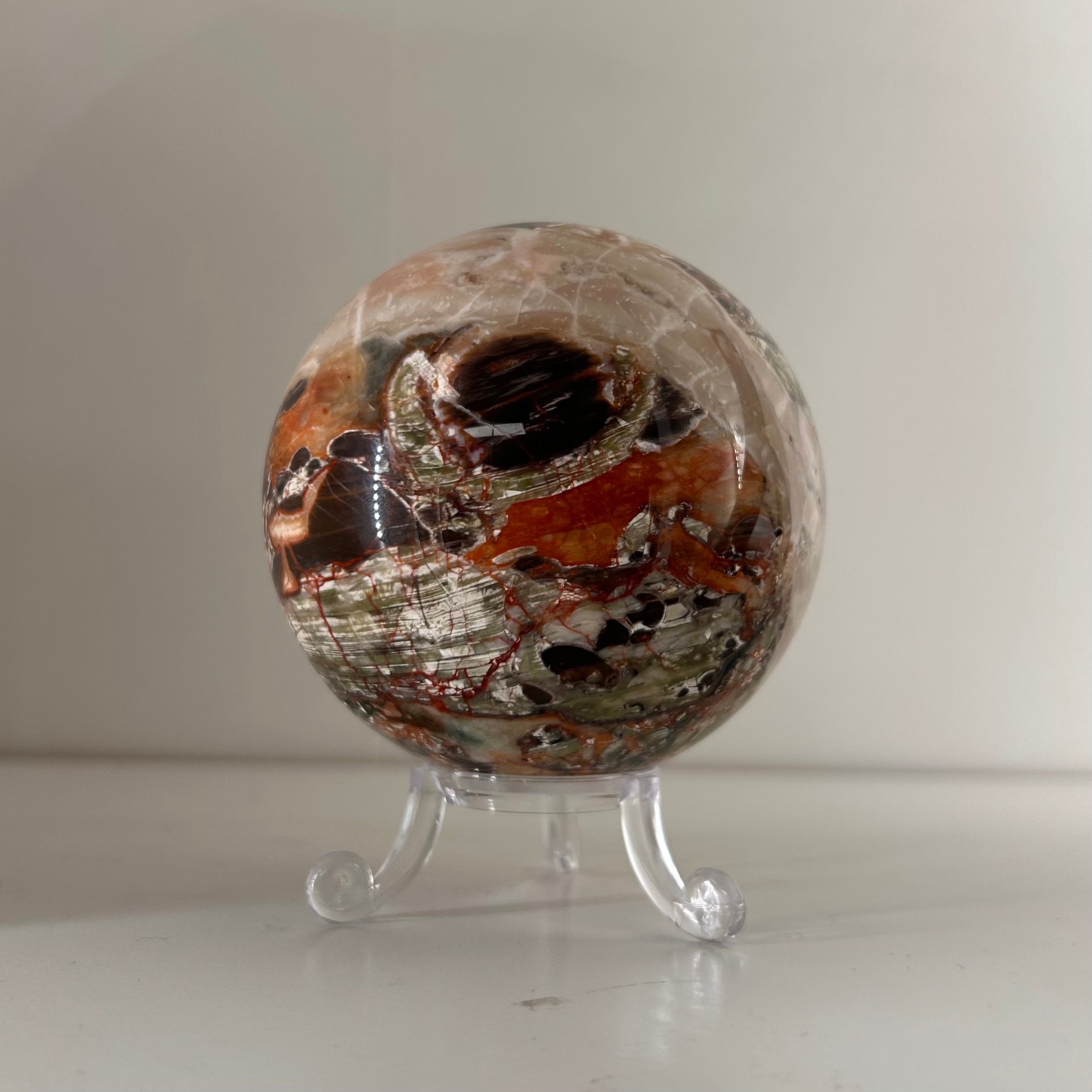 Money Agate Sphere