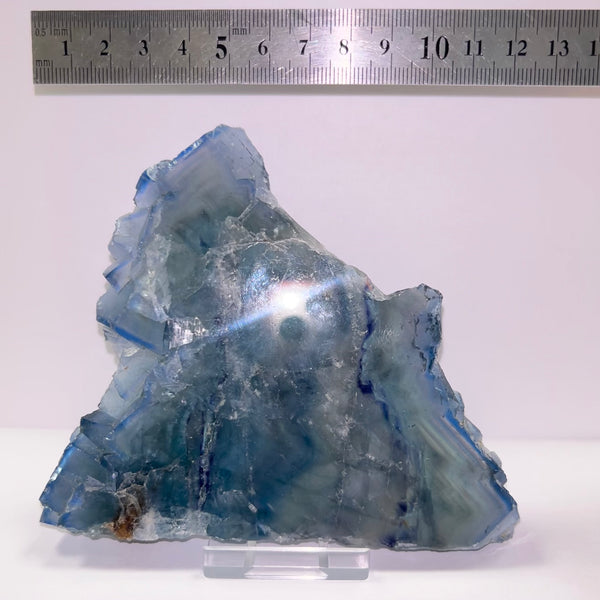 Blue Fluorite Slice