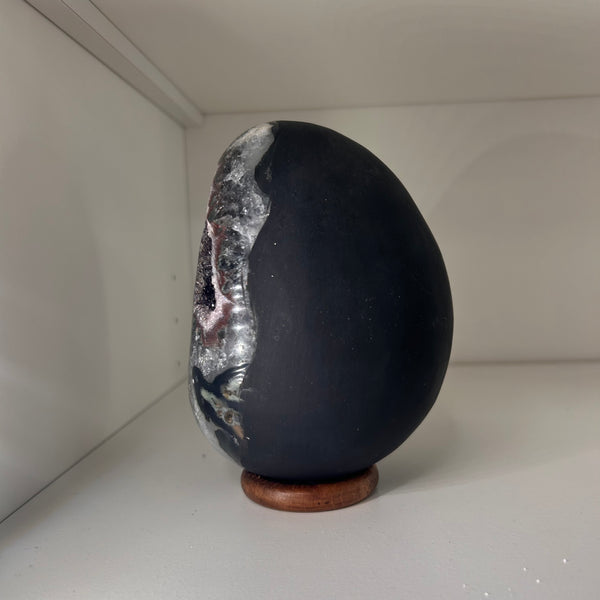 Amethyst Druze Egg