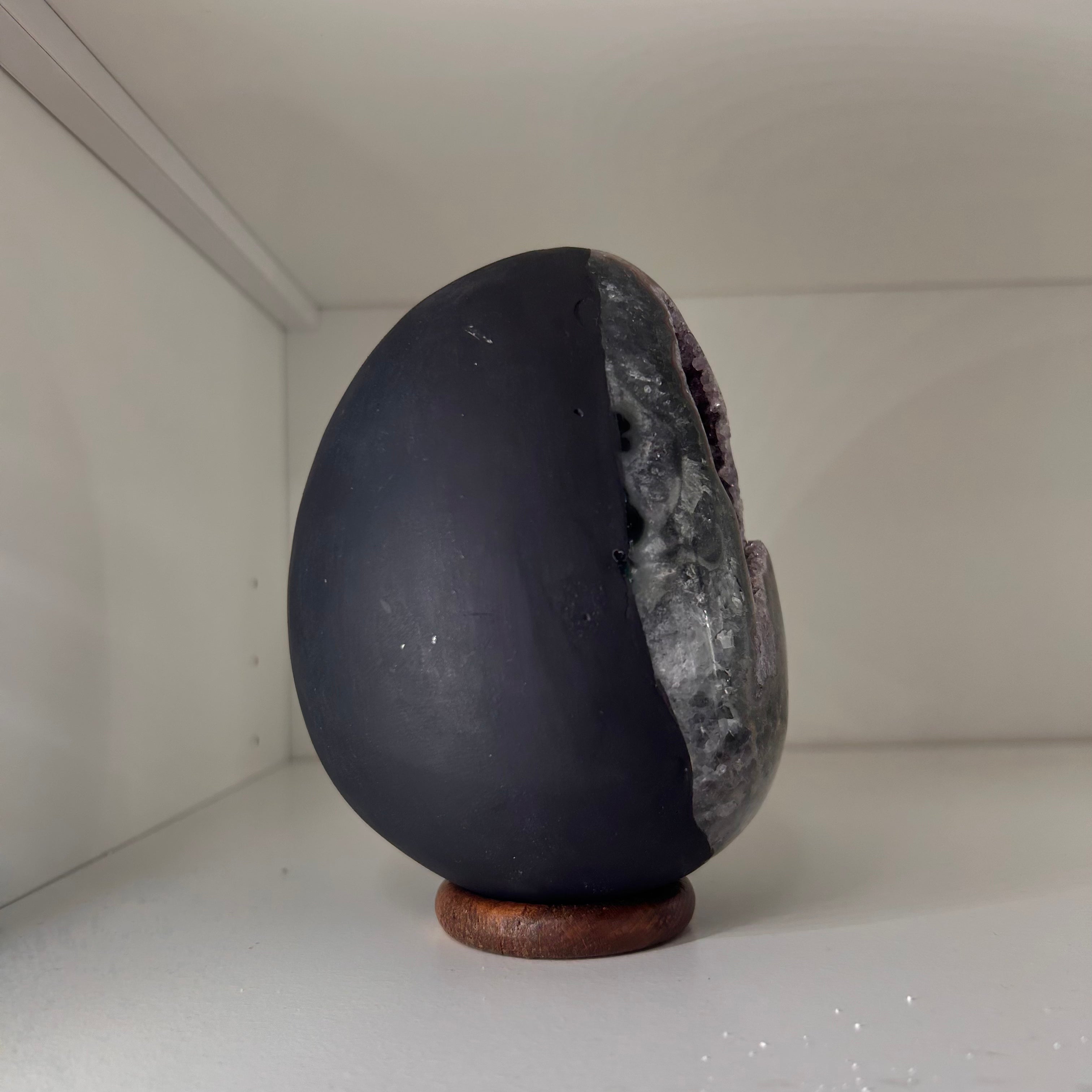 Amethyst Druze Egg