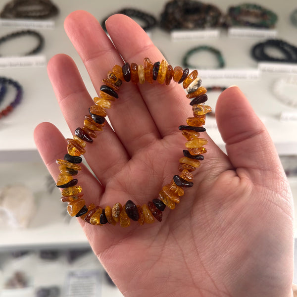 Baltic Amber Chip Bracelet