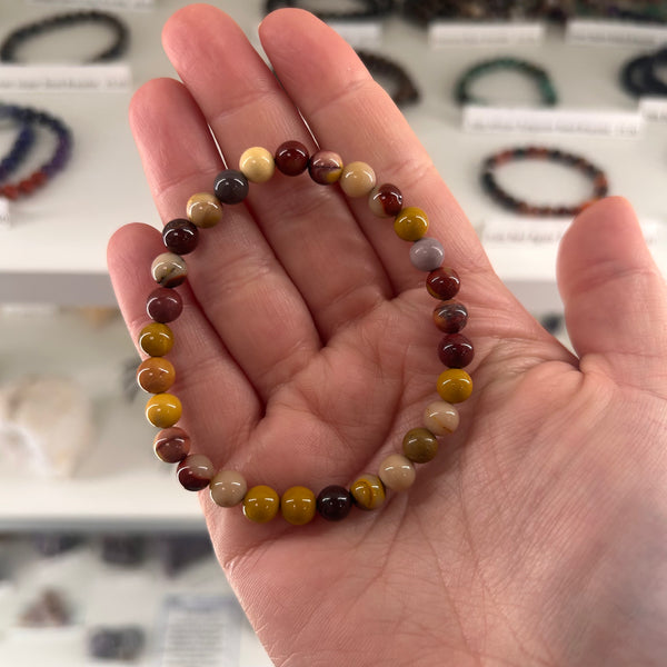Mookaite Bead Bracelet