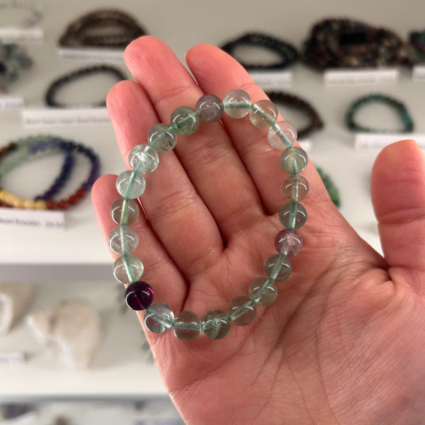 Fluorite Bead Bracelet
