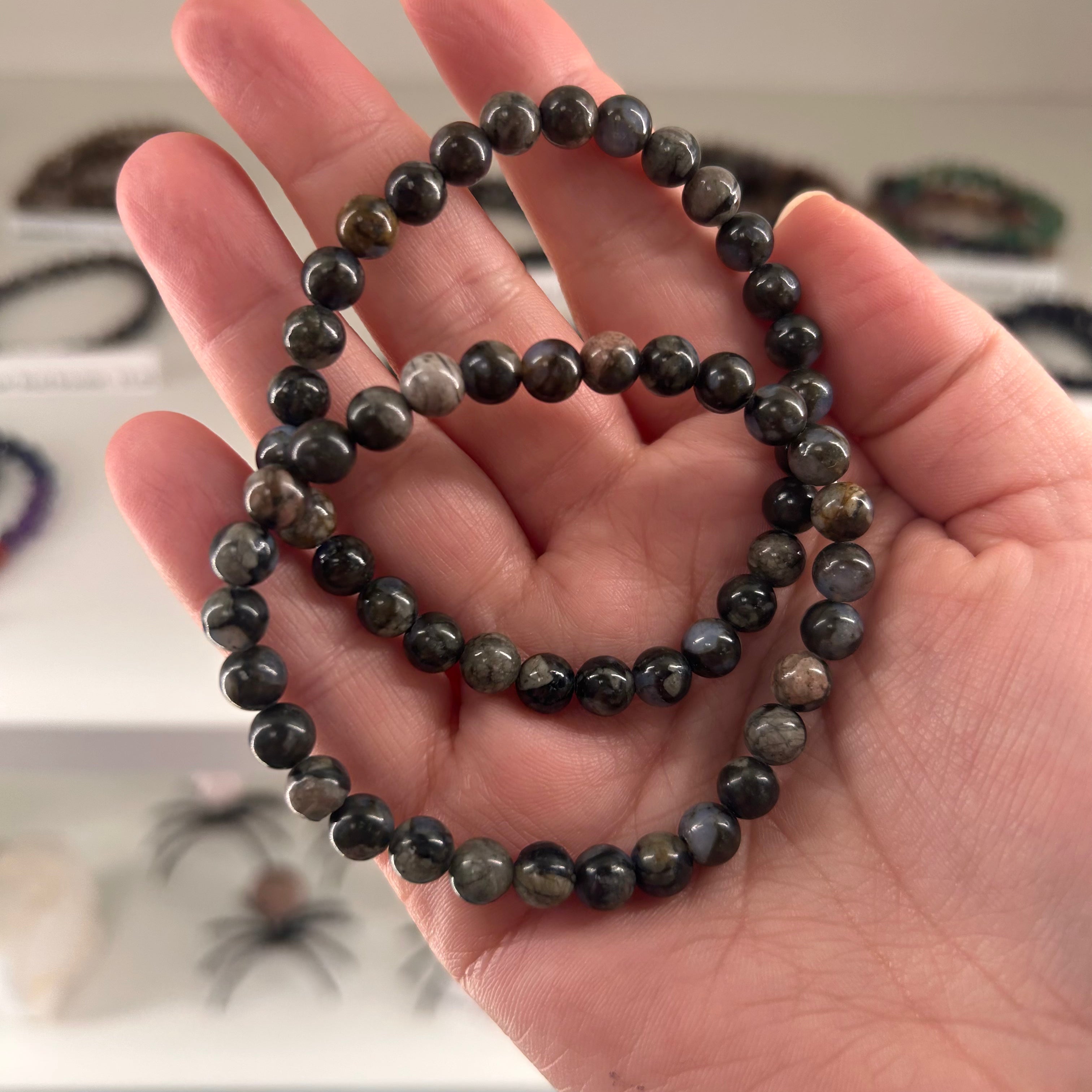 Llanite Bead Bracelet