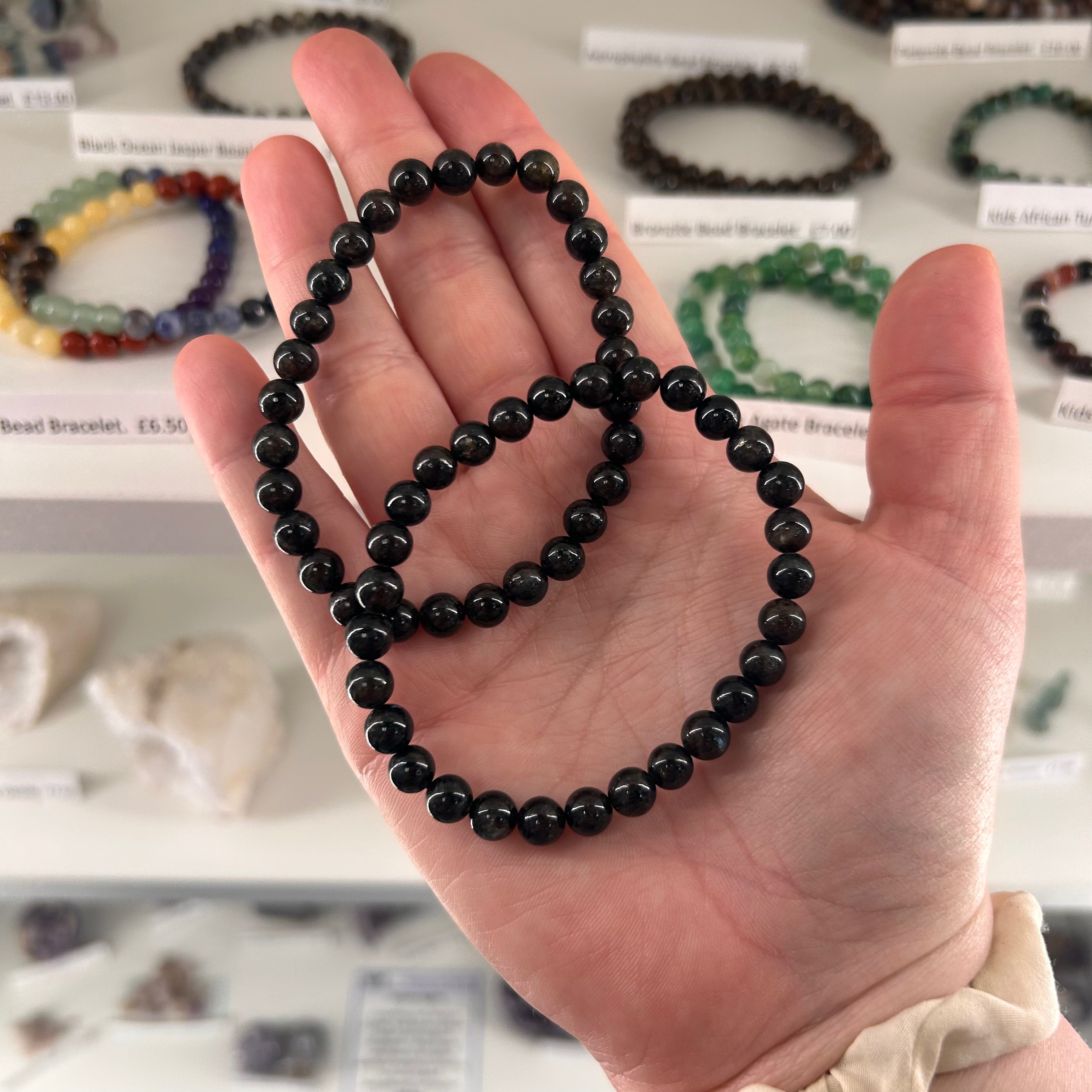 Astrophyllite Bead Bracelet