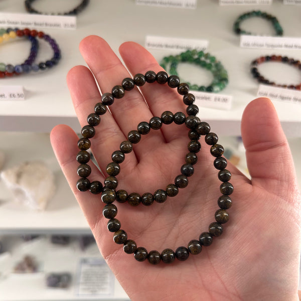 Bronzite Bead Bracelet