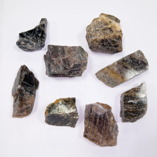 Rough Black Moonstone