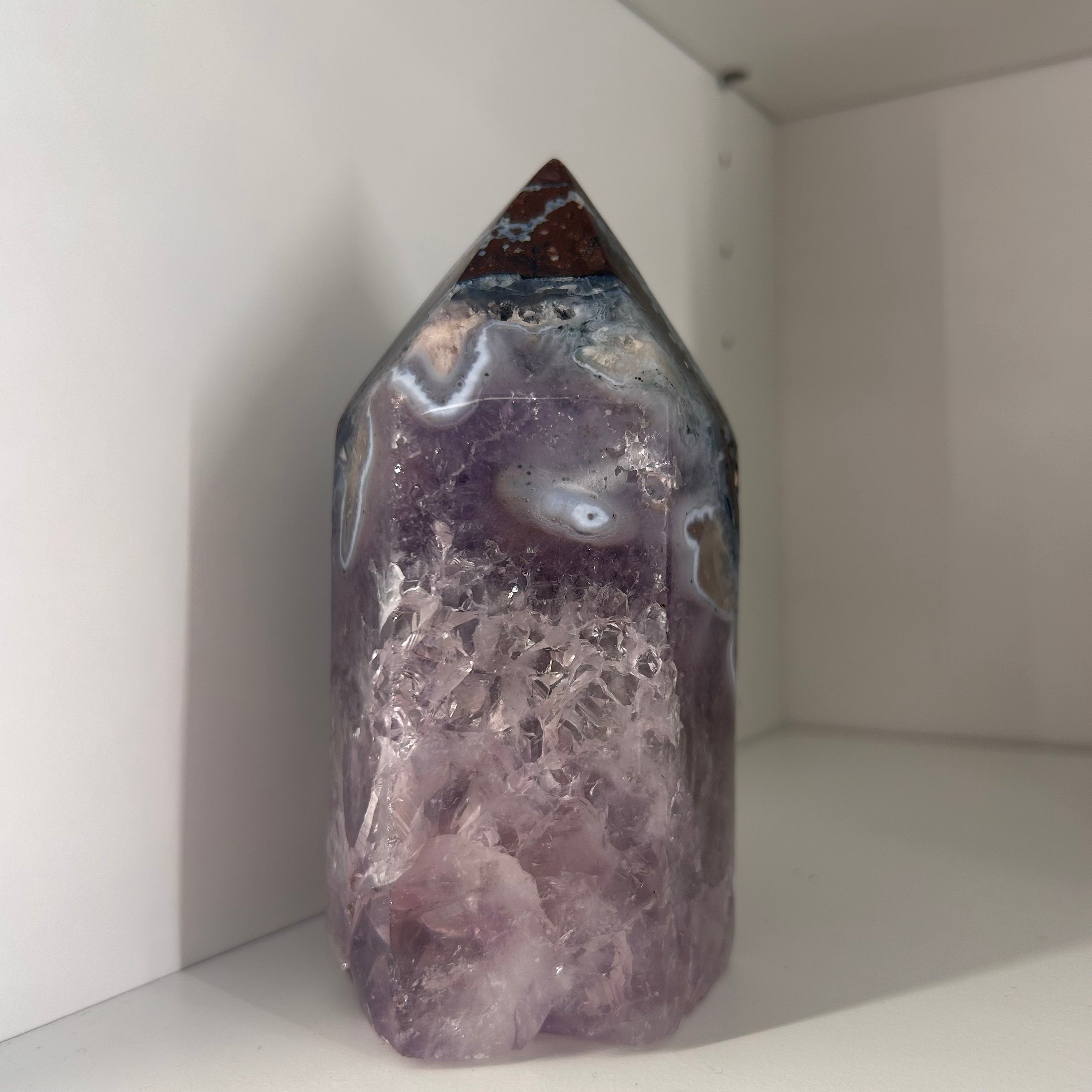Amethyst Druze Point