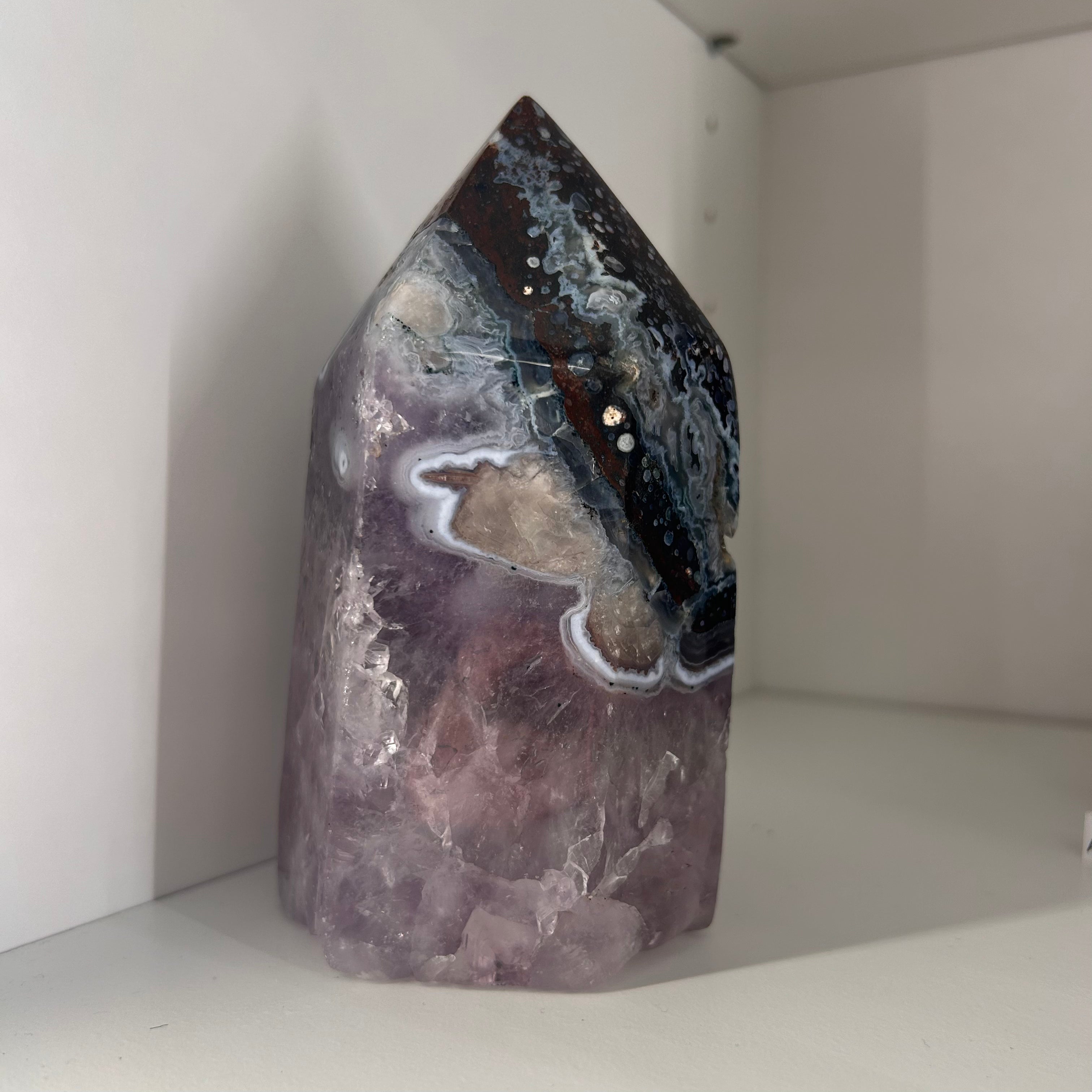 Amethyst Druze Point