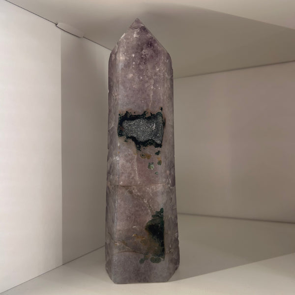 Amethyst Druze Point