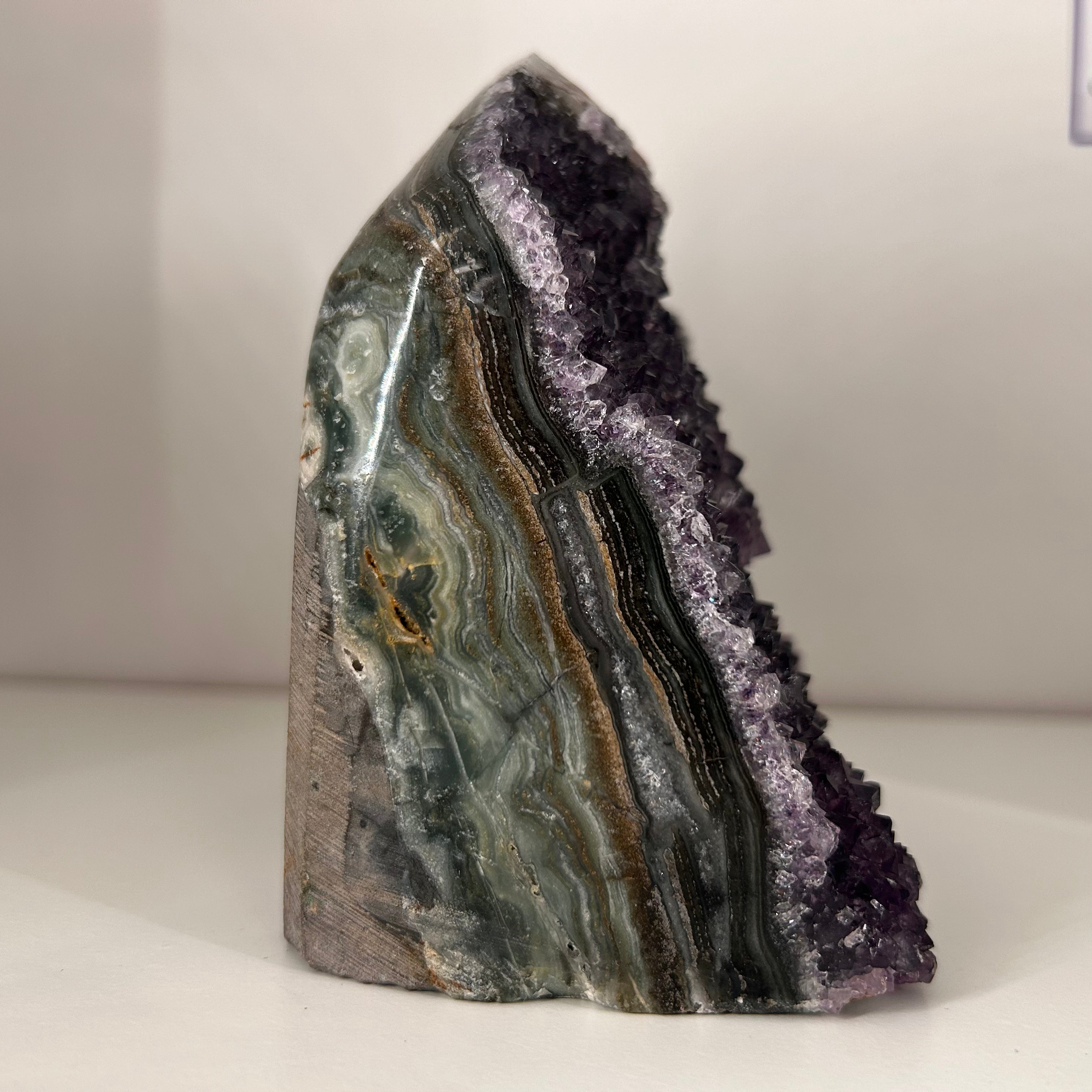 Amethyst & Calcite Cluster