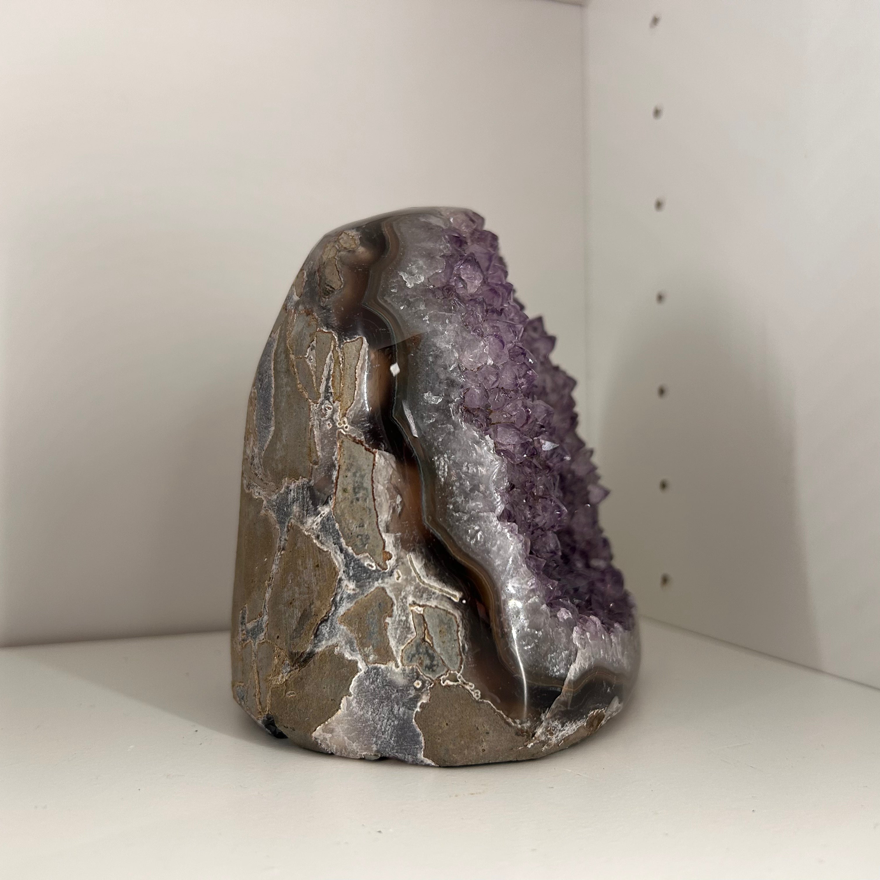 Amethyst Polished Edge