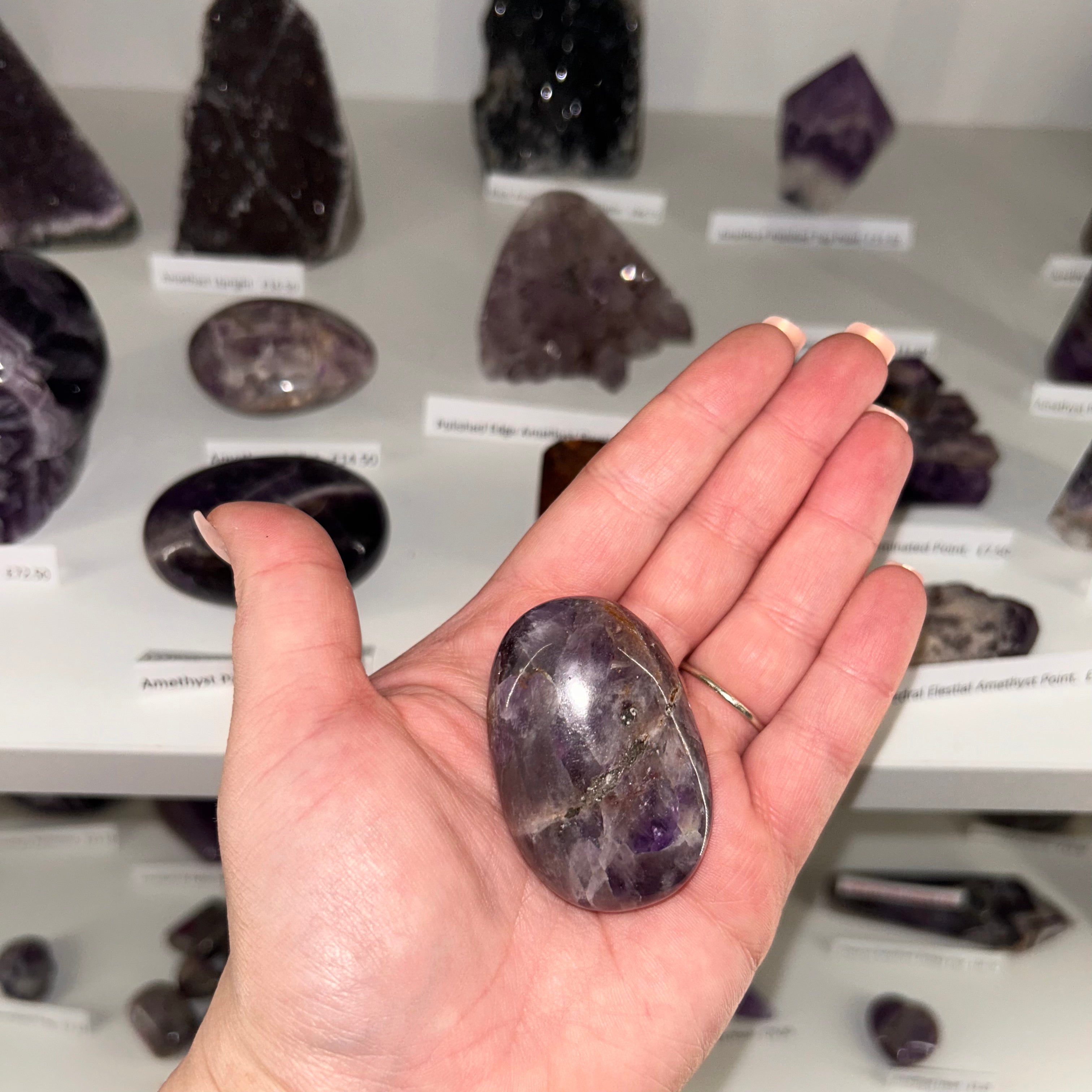 Amethyst Palmstone