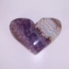 Amethyst & Agate Heart