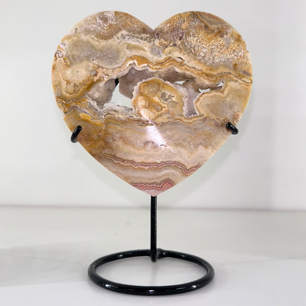 Crazy Lace Heart on Stand