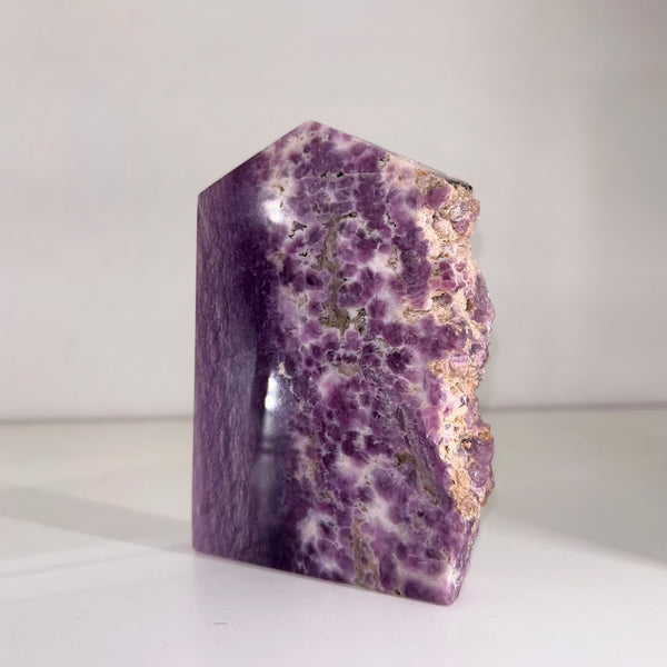 Lepidolite Rough Point