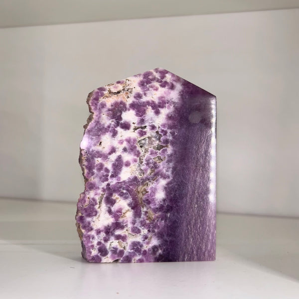 Lepidolite Rough Point