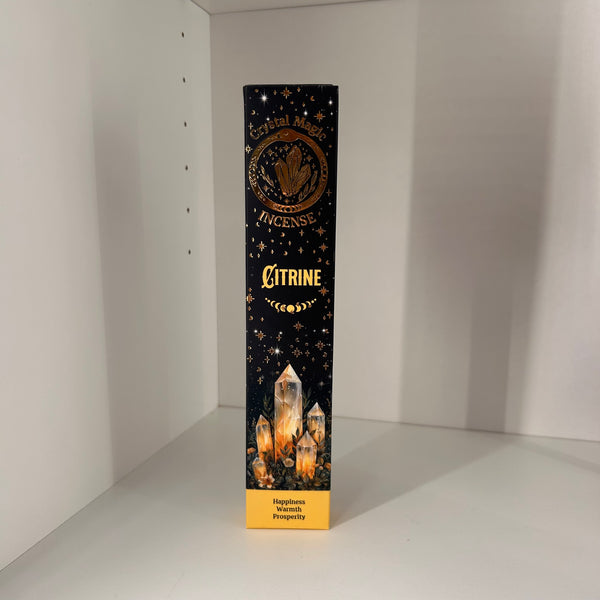 Citrine Crystal Magic Incense
