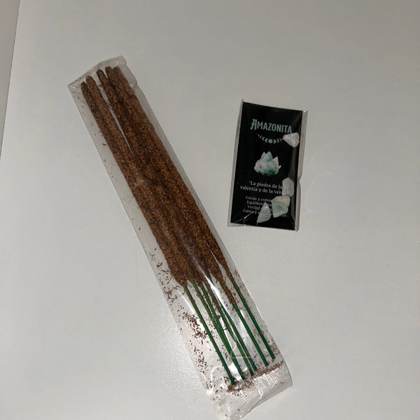 Amazonite Crystal Magic Incense