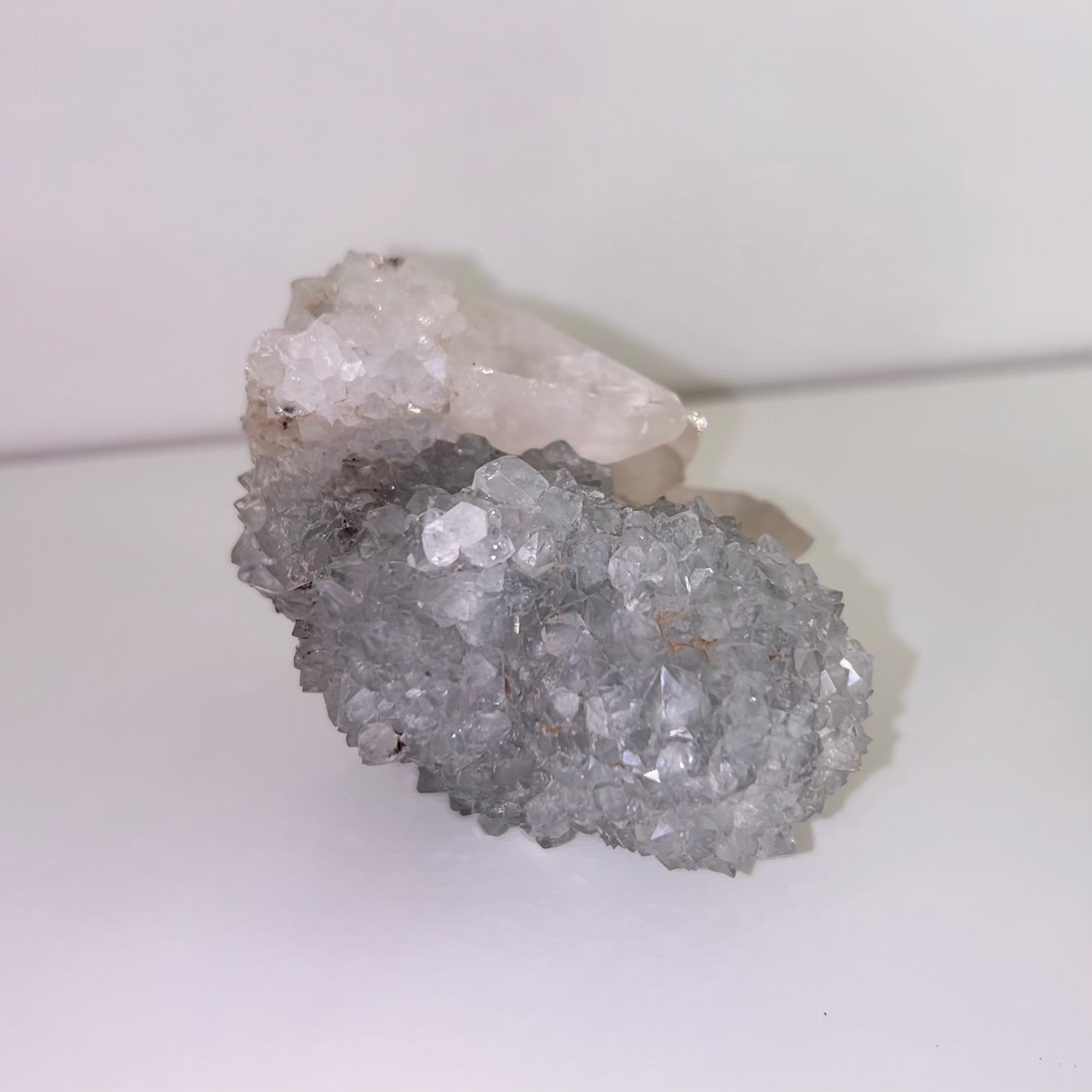 Spirit Quartz with Calcite