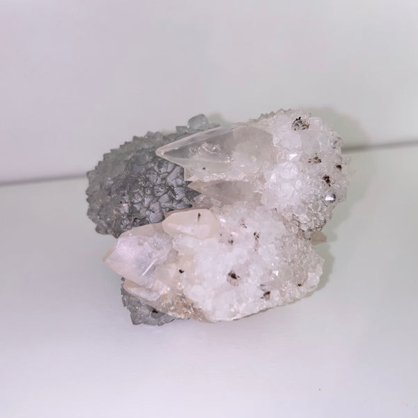 Spirit Quartz with Calcite