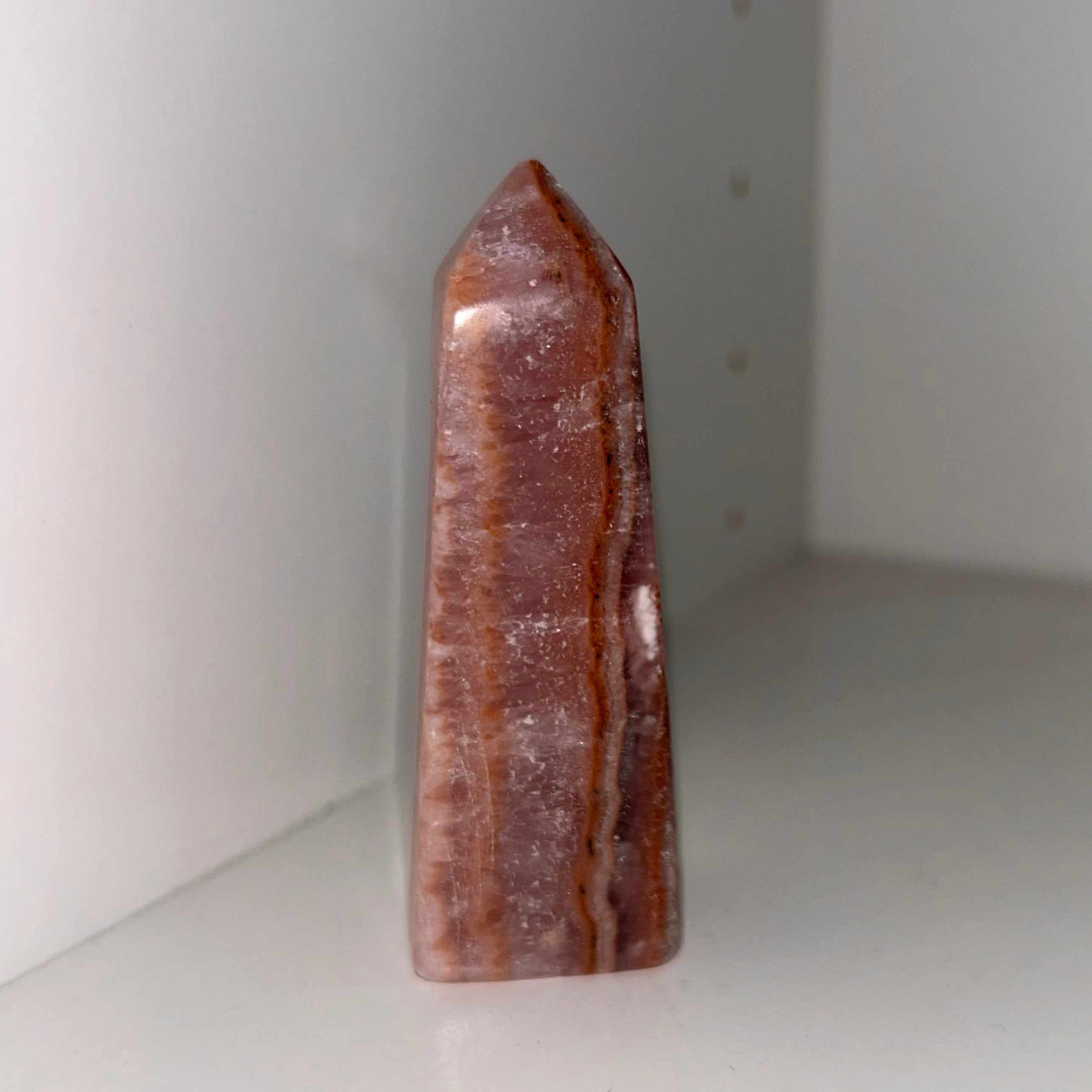 Pink Aragonite Point