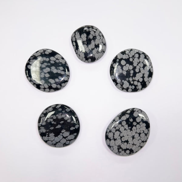 Snowflake Obsidian Smoothstone