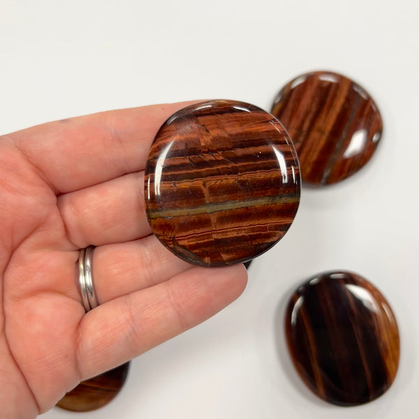 Red Tigers Eye Smoothstone