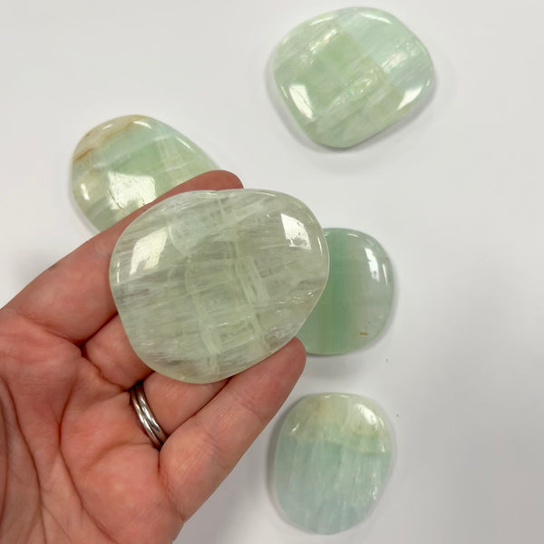 Pistachio Calcite Smoothstone
