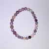 Plum Tourmaline Bead Bracelet